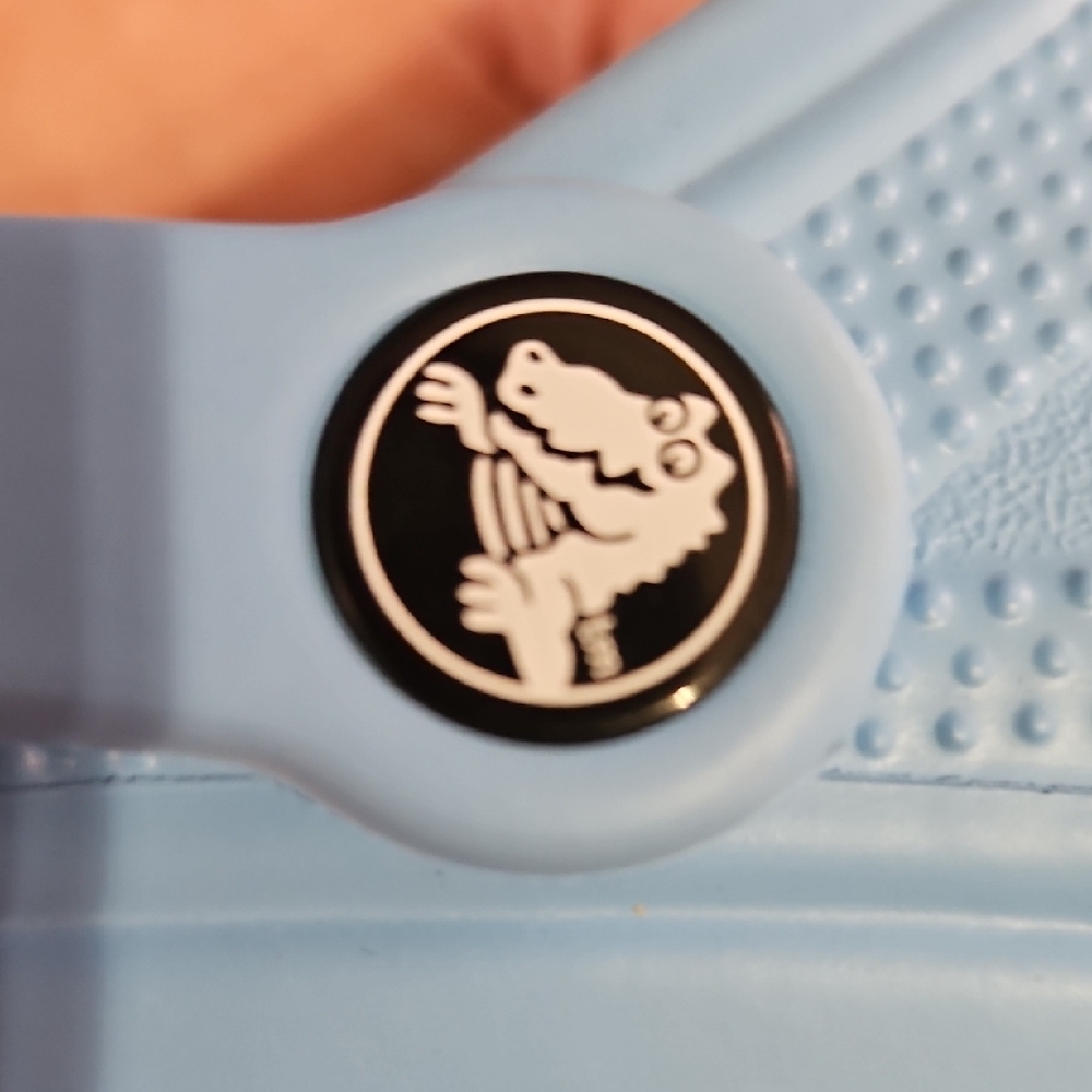 Women's Light Blue Crocs - Picture 4 of 5